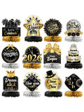 12pcs New Year's Eve Table Centerpieces for 2026 NYE Party Decorations