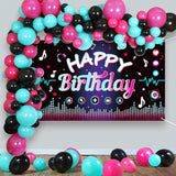 130 Pcs Birthday Decorations, Music & Party Supplies, Balloons & Arch For Celebration