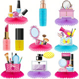 10-Pc Spa Honeycomb Centerpieces Makeup Table Decorations for Birthday and Party