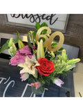 10PCS Double-Sided Gold 60th Birthday Anniversary Cake Table Centerpieces