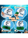 12-Pc Fishing Honeycomb Centerpieces for Birthday Baby Shower and Party Decor