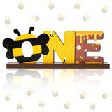 Bumble Bee Wooden Letter Sign Table Centerpiece Baby Shower 1st Birthday Decor