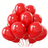 50 Pc 12 Inch Red Latex Balloons for Helium Birthday Wedding and Party Decor