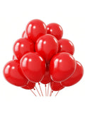 50 Pc 12 Inch Red Latex Balloons for Helium Birthday Wedding and Party Decor