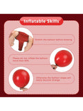 130-Piece Red Latex Balloon Arch Kit for Birthday, Wedding, and Party Decor