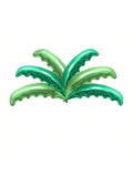 6PCS Coconut Palm Leaf Foil Balloons Green Tropical Party Wedding Decor