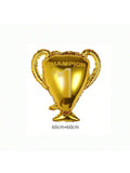5-Piece Football Champion Star Foil Balloons for Birthday and Party Decor