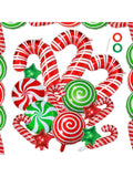 34pcs Christmas Candy Cane Foil Balloons Red White Green for Party & Backdrop