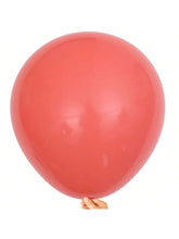 10PCS 18 Inch Coral Red Matte Latex Balloons Round Wedding Birthday Decor