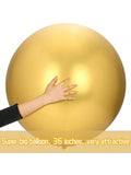 3-Piece 36-Inch Gold Metallic Jumbo Balloons for Birthday Wedding Party Decor