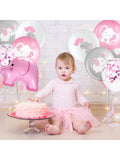 45pcs 12in Elephant Balloons for Baby Shower Gender Reveal & Party Decor
