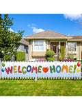 Welcome Home Banner for Housewarming Military & Hospital Celebrations