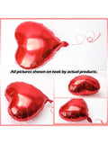 30pcs 18in Red Heart Foil Balloons for Valentines Weddings & Anniversaries