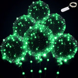 Transparent LED Balloons with Batteries for Birthday, Wedding & Party Decor