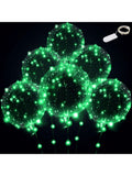 Transparent LED Balloons with Batteries for Birthday, Wedding & Party Decor