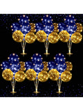 LED Balloon Centerpiece Set 6 Pack With Stands And 60 Light Up Balloons For Baby Shower Birthday Wedding Halloween Christmas Party Table Decor -
