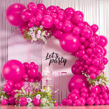 114-Piece Pink Balloon Garland Kit with Hot Pink & Magenta Balloons for Parties