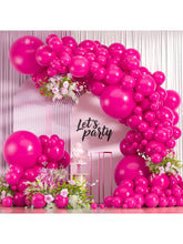 114-Piece Pink Balloon Garland Kit with Hot Pink & Magenta Balloons for Parties