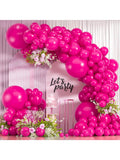 114-Piece Pink Balloon Garland Kit with Hot Pink & Magenta Balloons for Parties
