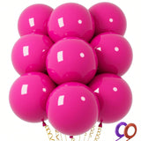 32-Piece 18-Inch Hot Pink Latex Balloons for Birthday, Wedding, or Party Decor