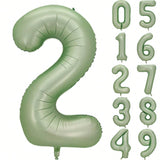 40 Inch Number 2 Balloon for 2nd Birthday Party Decorations