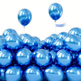 120 Metallic Blue 5 Inch Balloons for Garland Arch Birthday and Wedding Decor