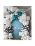 50-Pack 12-Inch White Matte Latex Balloons for Parties Weddings and Showers