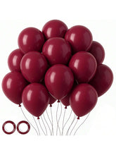 105 Pc 12 Inch Burgundy Latex Balloons for Birthday Graduation Wedding Parties
