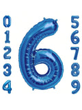Number 6 Balloon, 6Th Birthday Party Decorations For , Sapphire Blue, 40 Inch-