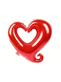 Red Heart Balloons, Heart Shape Foil Mylar Helium Balloon 10 Pcs
