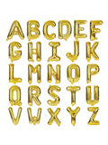 16-Inch Mylar Foil Alphabet Balloons A-Z for Birthday Wedding Party Decor