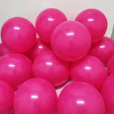 100pcs Hot Pink 12" Latex Balloons for Birthday Wedding & Party Decorations