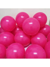 100pcs Hot Pink 12" Latex Balloons for Birthday Wedding & Party Decorations