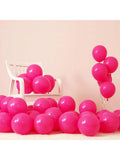 100pcs Hot Pink 12" Latex Balloons for Birthday Wedding & Party Decorations