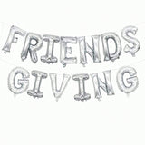 16 Inch Friendsgiving Foil Balloons Banner Thanksgiving Party Decor