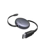 100W Retractable USB C Fast Charging Cable 3.3FT Nylon Braided Charger Cord for iPhone 17 16 15 MacBook Galaxy iPad Pixel