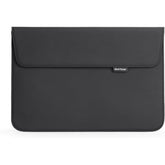 Voyage Laptop Sleeve Case, 13.3 & 15.6 Inch, Shockproof, With Accessory Pocket, Black (13-Inch For New Macbook Air & Pro)