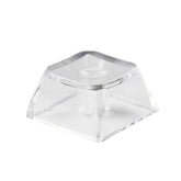 Blank Crystal Transparent Keycaps Pc Material 1U Xda Profile Keycap For Mx Switches Mechanical Keyboard Backlit (Xda Transparent, 100Pcs)