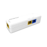 3 Port Poe Splitter, 1 In 2 Out Poe Extender, Ieee 802.3Af/At/Bt Poe Powered, Mini Poe Passthrough Switch, 100Mbps Ethernet, Supports 3 Levels Cascading, Plug & Play, Poe Repeater