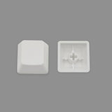 Oem Profile White Blank Keycaps Pbt Material 1U R4 Keycap For Mx Switches Mechanical Keyboard (White, 20Pcs)