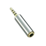 2.5Mm Male To 3.5Mm Female Audio Adapter Premium Quality Converter Headphone Earphone Headset 3 Ring Jack - Stereo Or Mono
