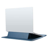 Happy Balls Laptop Sleeve Case 14inch with Stand Compatible with Microsoft Surface Laptop 5/4/3/2 13.5", MacBook Air/Pro 13.3", PU Leather Sleeve for 13-14" Notebook Computers(Dark Blue)