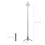 x Drex Lee Boom Selfie Stick ST30 Lite, 57.9" Automatic Tripod Stand with Remote and Cold Shoe Mount, for iPhone, for Android, Video Recording,