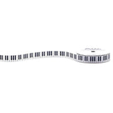 Satin Piano Keys Craft Ribbon,5/8-Inch X 10-Yard,White/Black,Use For G