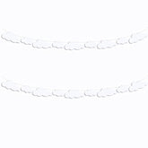2Pack White Cloud Felt Garland Sky Theme Baby Shower Decorations