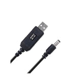 Usb Voltage Step Up Converter - Dc 5V To 12V, 3Ft Cable With Dc Jack 5.5 X 2.5Mm Or 5.5 X 2.1Mm