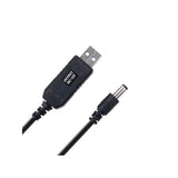 Usb Voltage Step Up Converter - Dc 5V To 12V, 3Ft Cable With Dc Jack 5.5 X 2.5Mm Or 5.5 X 2.1Mm