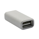 Type-C To Usb Extension Port Adapter Replacement For Logitech G502X G502X Plus G715 G Pro X Superlight 2 3 Wireless Gaming Mouse (White)