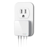 Usb C Charger, Thin Flat 52W 4-Port Fast Wall Charger With Two 20W Power Delivery And 2 Port For Iphone 14/14 Pro/14 Pro Max, Galaxy, Pixel, Ipad Pro, Airpods More, Upgraded