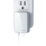 Usb C Charger, 60W Slim Fast Wall Charger Foldable For Travel, Thin Flat Dual Port With Pd 3.0 & Gan Tech For Laptops, Macbook, Ipad Pro, Iphone 14/14 Pro / 14 Pro Max, Pixel, Galaxy